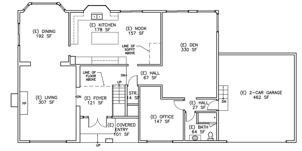 2460 Achiles Drive Floor Plan Main Floor